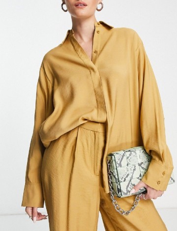 Camasa Oversize ASOS, maro