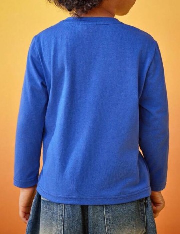 Bluza Shein Kids, albastru