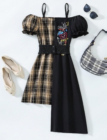 Rochie Shein Kids, mix culori
