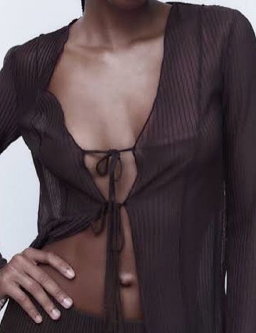 Bluza Zara, pruna