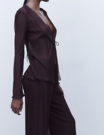 Bluza Zara, pruna