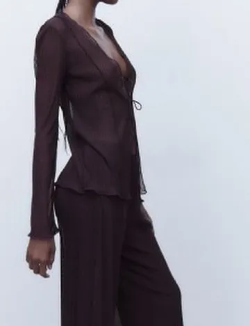 Bluza Zara, pruna Mov