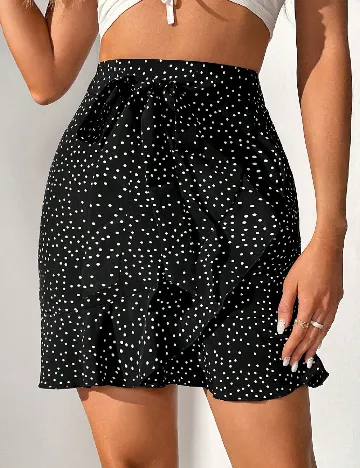 Fusta SHEIN, negru Negru