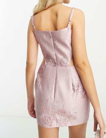 Rochie scurta Miss Selfridge, roz