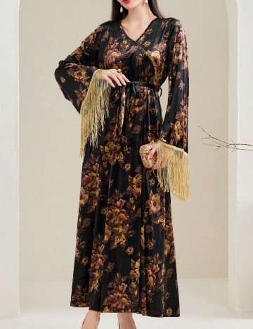 Rochie lunga SHEIN, maro