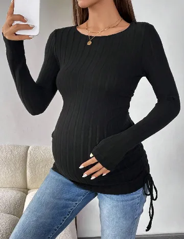 Bluza SHEIN Maternity, negru Negru