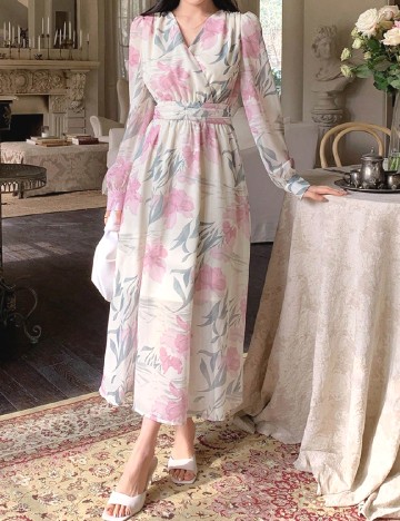 Rochie lunga Dazy, floral