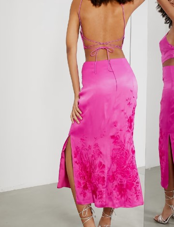 Rochie medie ASOS, roz