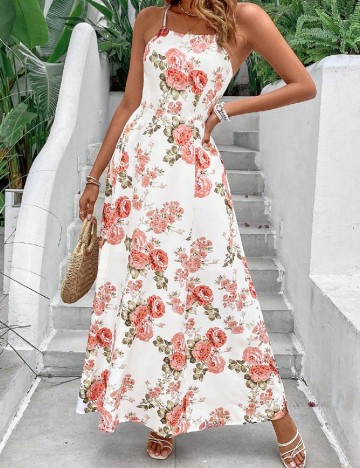 Rochie lunga SHEIN, floral print