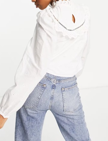 Bluza Miss Selfridge, alb