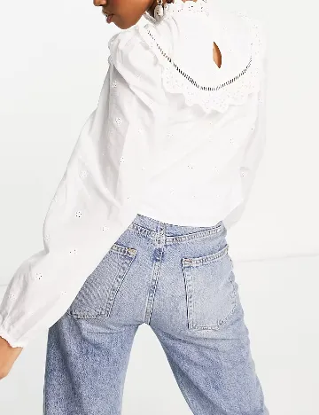 Bluza Miss Selfridge, alb Alb