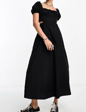 Rochie lunga COLLUSION, negru Negru