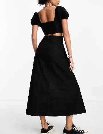 Rochie lunga COLLUSION, negru Negru