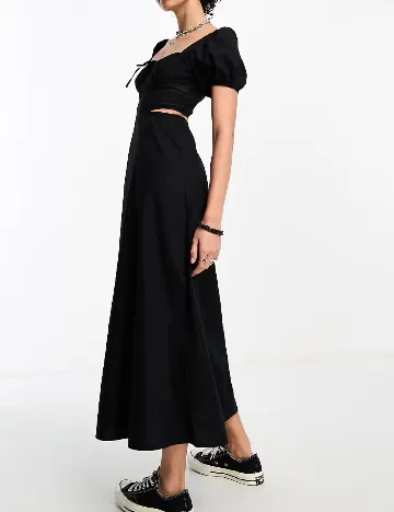 Rochie lunga COLLUSION, negru Negru