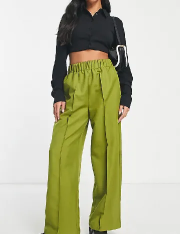 Pantaloni ASOS, verde Verde