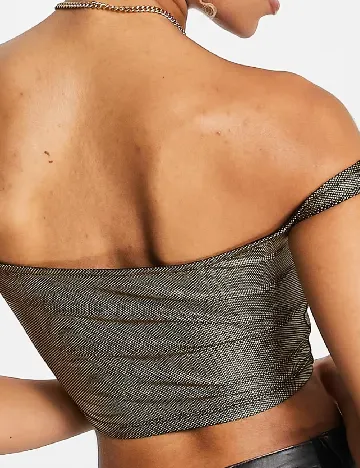 Top ASOS, auriu Galben