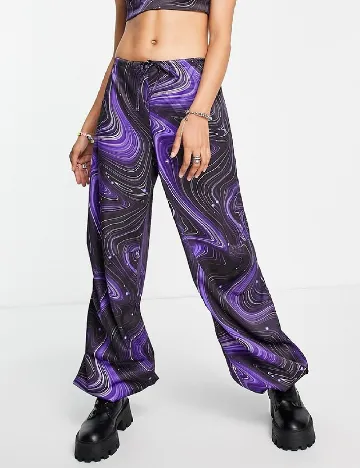Pantaloni ASOS, mov Mov