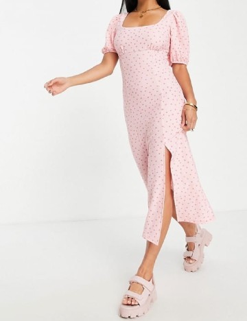 Rochie medie Miss Selfridge, roz