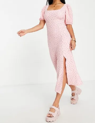 Rochie medie Miss Selfridge, roz Roz