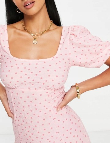 Rochie medie Miss Selfridge, roz