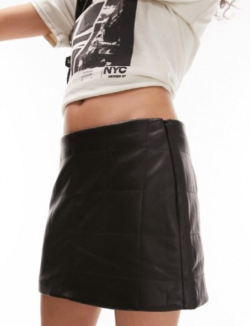 Fusta Top Shop, negru