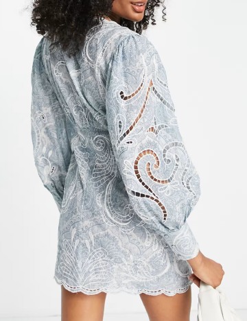 Rochie scurta ASOS, albastru