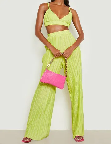Pantaloni NAANAA, verde Verde