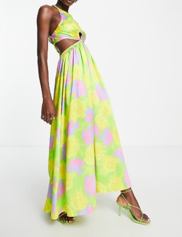 Rochie lunga Top Shop, mix culori