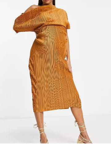 Rochie medie Asos Maternity, maro
