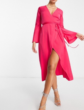 Rochie medie ASOS, roz