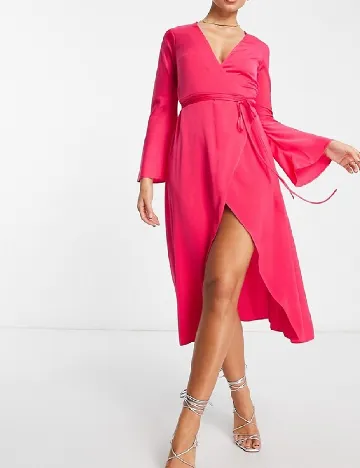 Rochie medie ASOS, roz Roz