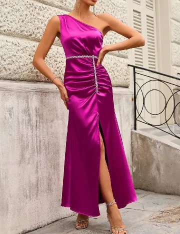 Rochie lunga SHEIN, roz Roz