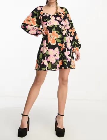 Rochie scurta ASOS, floral print Floral print