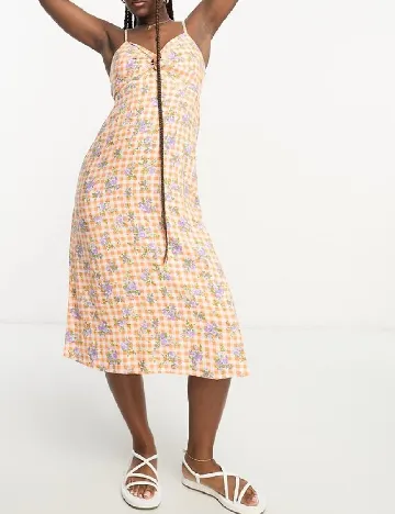 Rochie medie Miss Selfridge, portocaliu Portocaliu