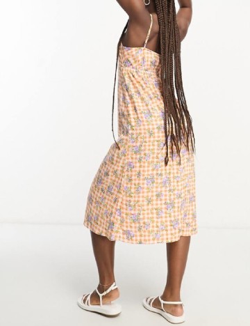 Rochie medie Miss Selfridge, portocaliu