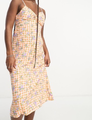 Rochie medie Miss Selfridge, portocaliu