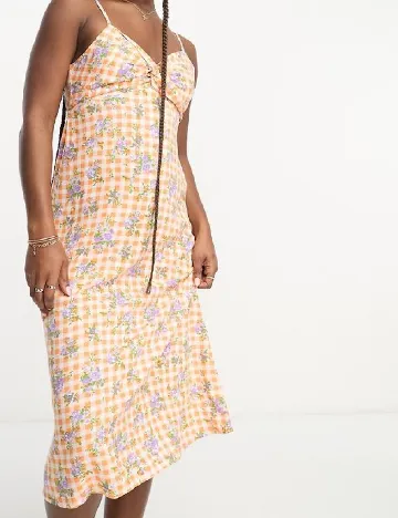 Rochie medie Miss Selfridge, portocaliu Portocaliu