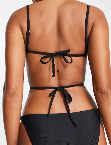 Sutien de baie ASOS, negru Negru
