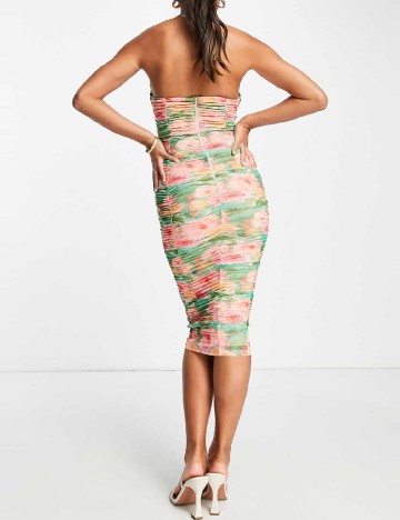 Rochie medie ASOS, floral print