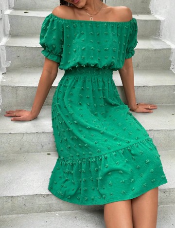Rochie medie SHEIN, verde