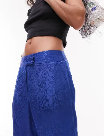 Pantaloni Top Shop, albastru Albastru