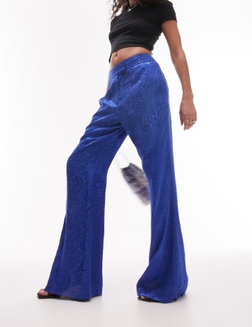 Pantaloni Top Shop, albastru