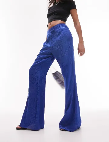 Pantaloni Top Shop, albastru Albastru
