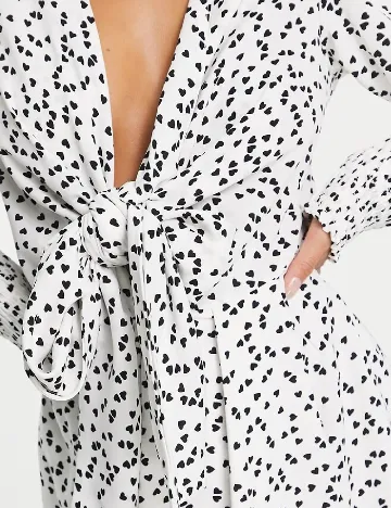 Rochie medie Collective The Label, alb Alb
