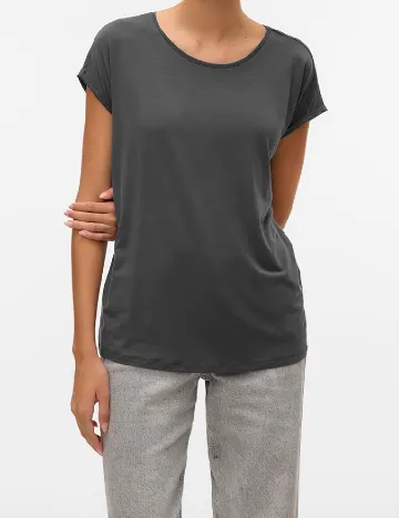 Tricou Vero Moda, gri inchis Gri