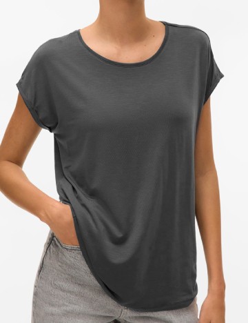Tricou Vero Moda, gri inchis