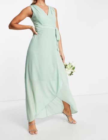 Rochie lunga TFNC London, verde