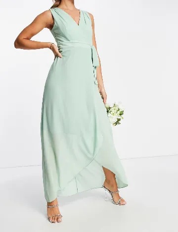 Rochie lunga TFNC London, verde Verde