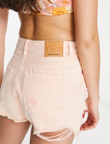Pantaloni scurti Stradivarius, roz