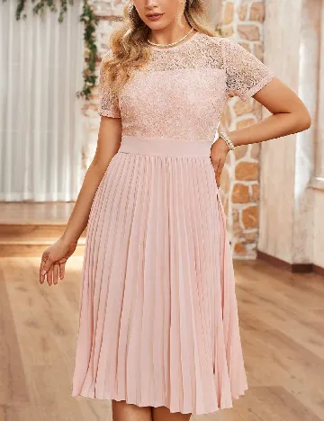 Rochie medie SHEIN, roz pal Roz